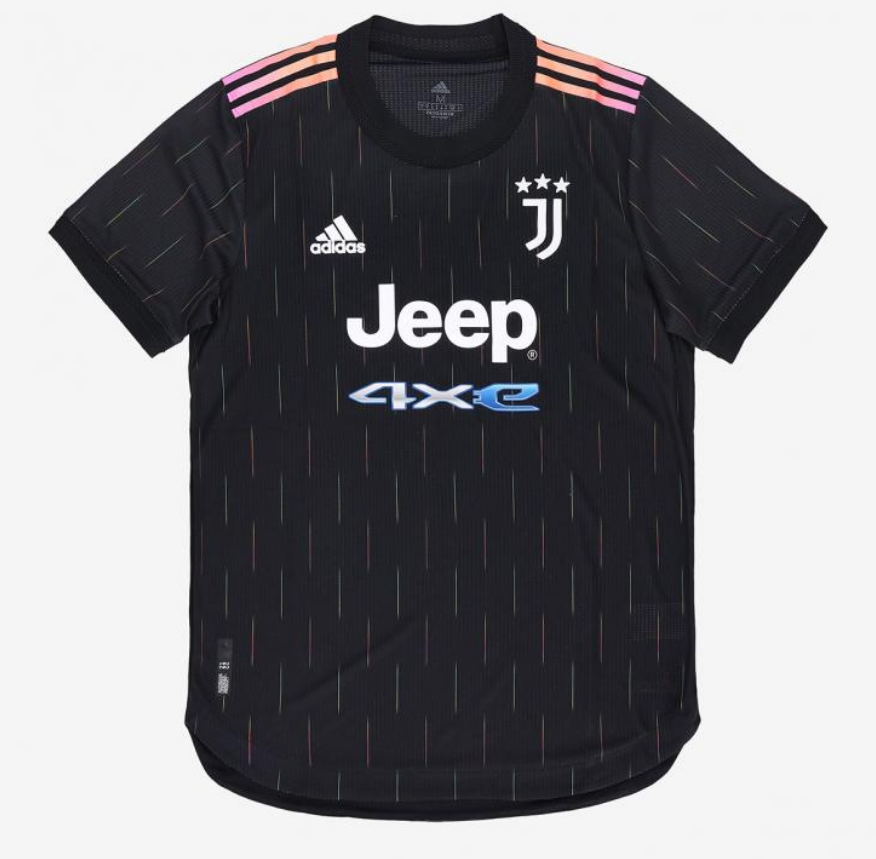 2021/22 Juventus Away Black Soccer Jersey Shirt Player Version